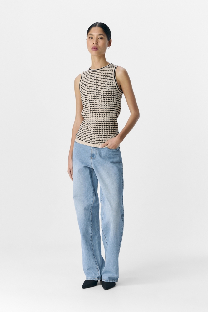 OBJESTER RE PATTERN TANK TOP DIV 23046822 SANDSHELL